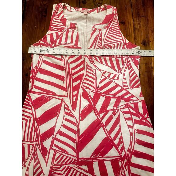 Lilly Pulitzer Estrada Shift Dress Capri Pink Yacht Sea Size Large Sleeveless - Picture 8 of 10